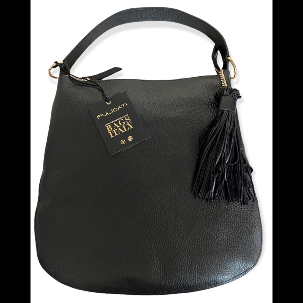 NWT Puicati Italian pebble calf hair Hobo